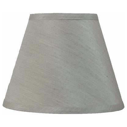 Hardback Faux Silk Conical Lamp Shade, 5 inch Top, 9 inch Bottom, 7 inch Slant