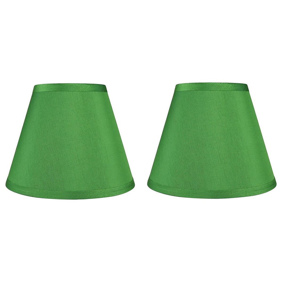 Hardback Faux Silk Conical Lamp Shade, 5 inch Top, 9 inch Bottom, 7 inch Slant