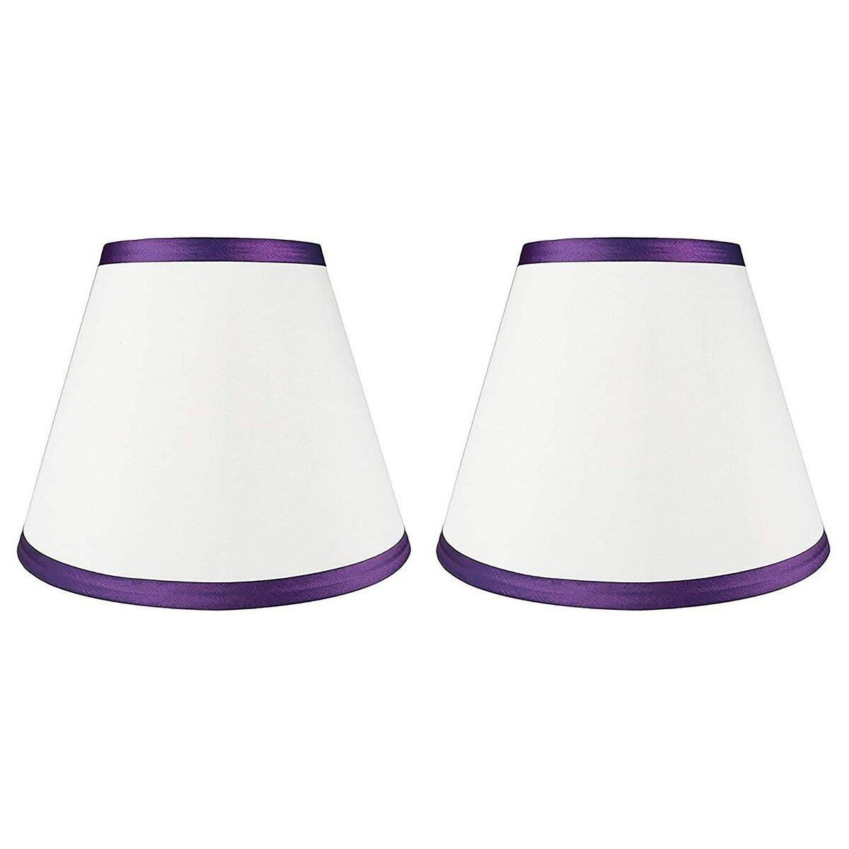 Hardback Faux Silk Conical Lamp Shade, 5 inch Top, 9 inch Bottom, 7 inch Slant