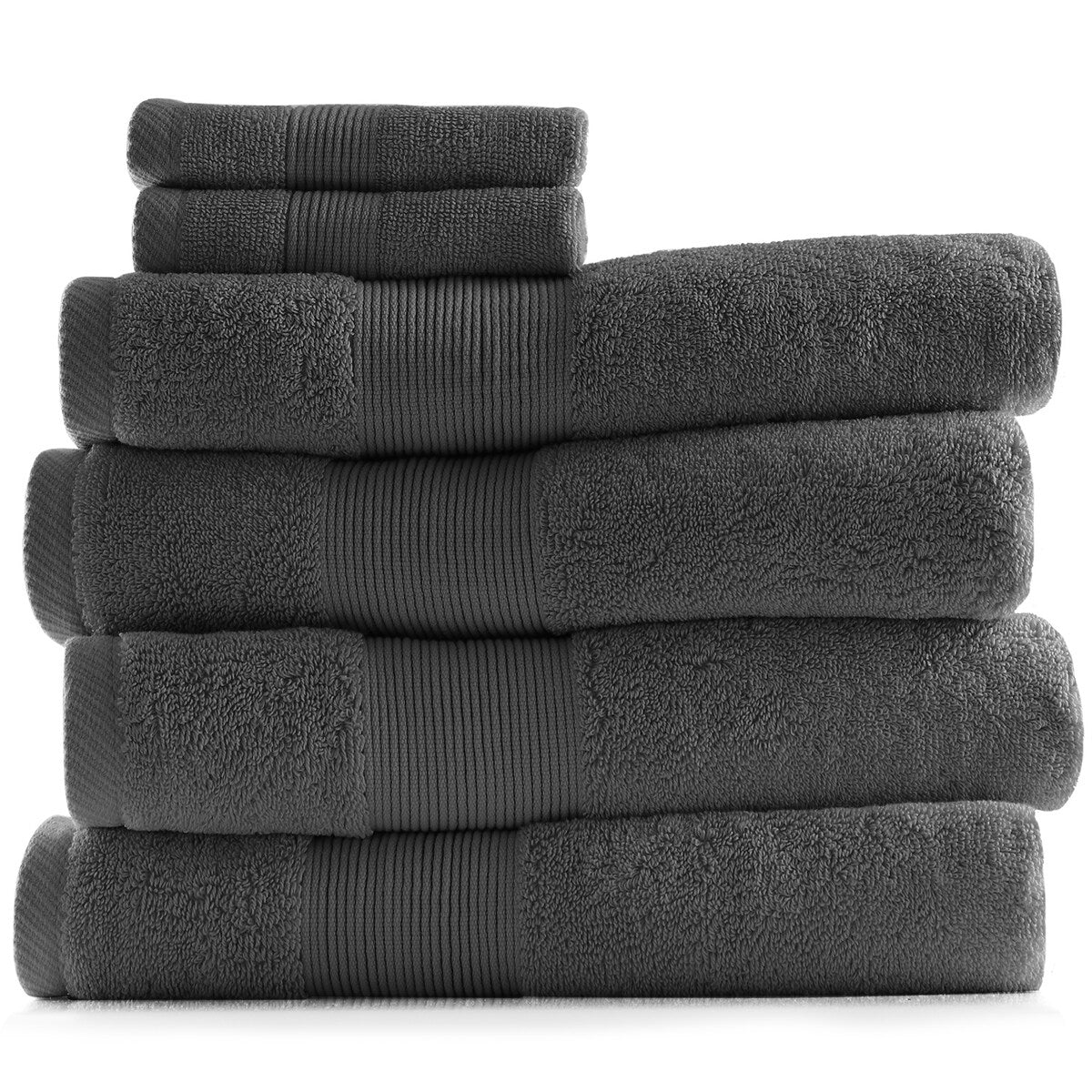 Hearth & Harbor 100 Percent Cotton Ultra Soft and Absorbent Bath Towel Set
