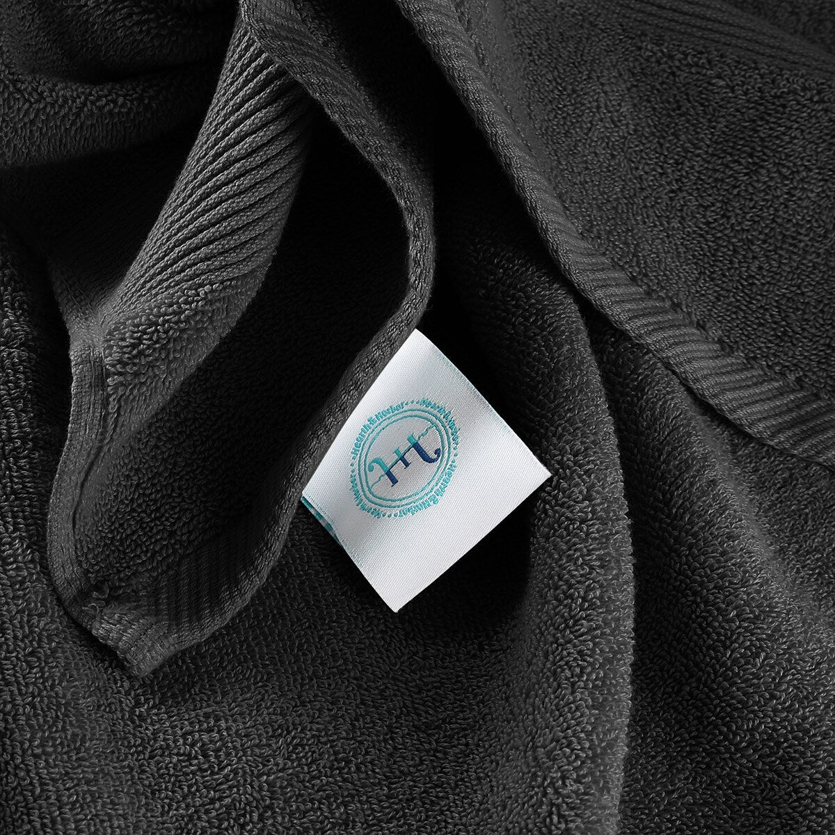 Hearth & Harbor 100 Percent Cotton Ultra Soft and Absorbent Bath Towel Set