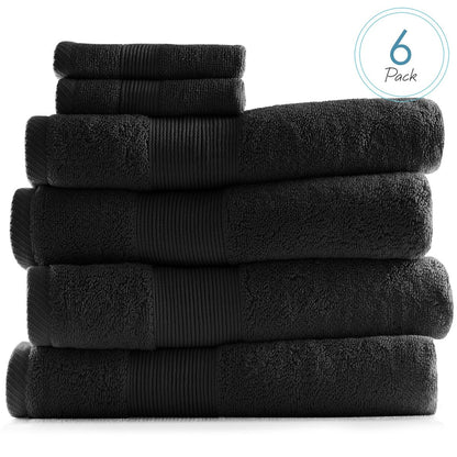 Hearth & Harbor 100 Percent Cotton Ultra Soft and Absorbent Bath Towel Set