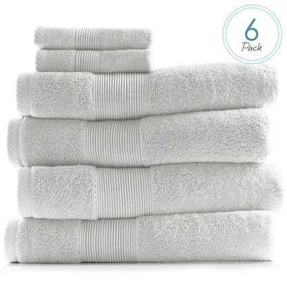 Hearth & Harbor 100 Percent Cotton Ultra Soft and Absorbent Bath Towel Set