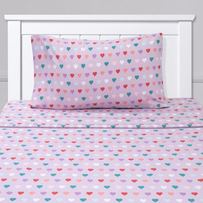 Hearts Sheet Set by Sweet Home Collection - Multi