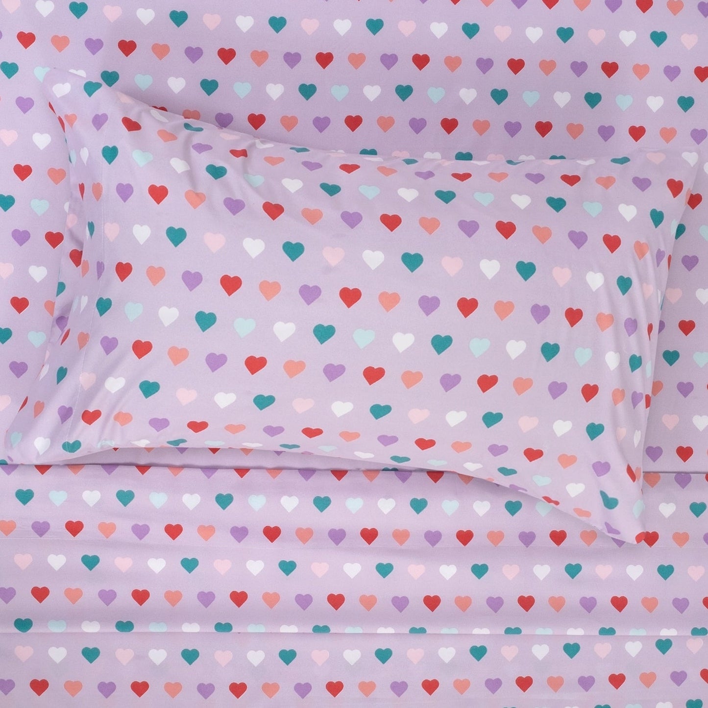 Hearts Sheet Set by Sweet Home Collection - Multi