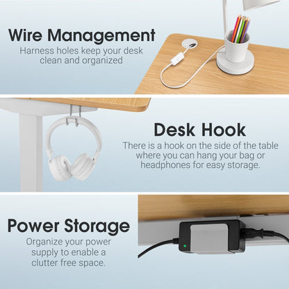 Homall Electric Height Adjustable Standing Office Desk