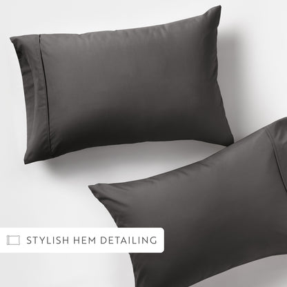 Home Collection Ultra Soft 2-piece Microfiber Pillowcase Set