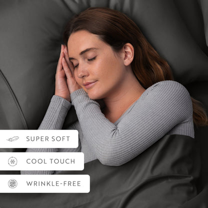 Home Collection Ultra Soft 2-piece Microfiber Pillowcase Set