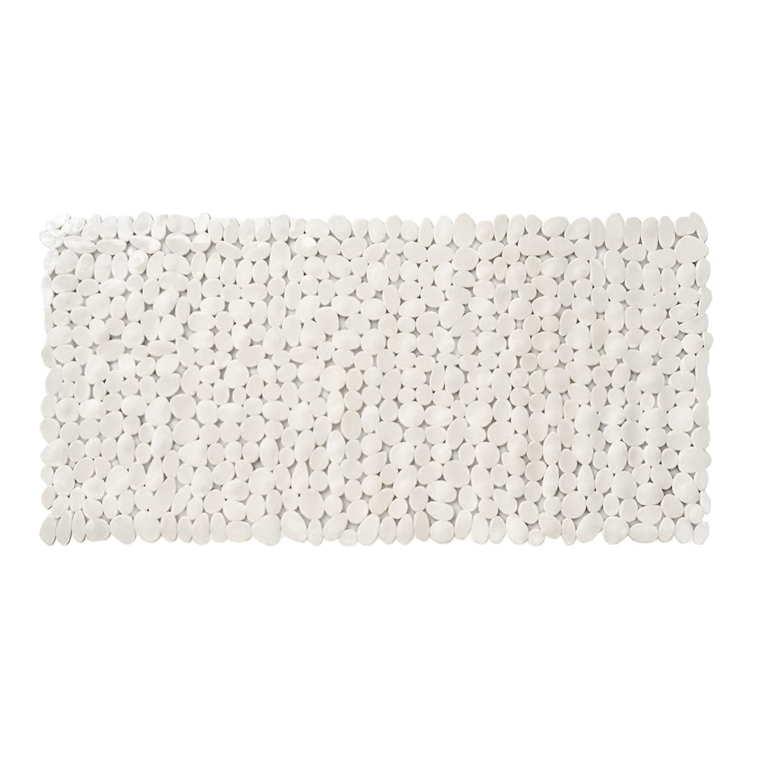 HomeRoots 35 White Spa Pebbles Non Slip Bathtub Mat
