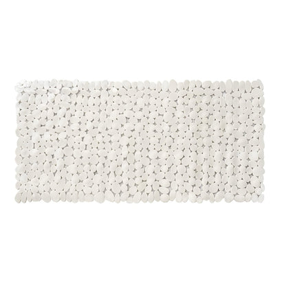 HomeRoots 35 White Spa Pebbles Non Slip Bathtub Mat