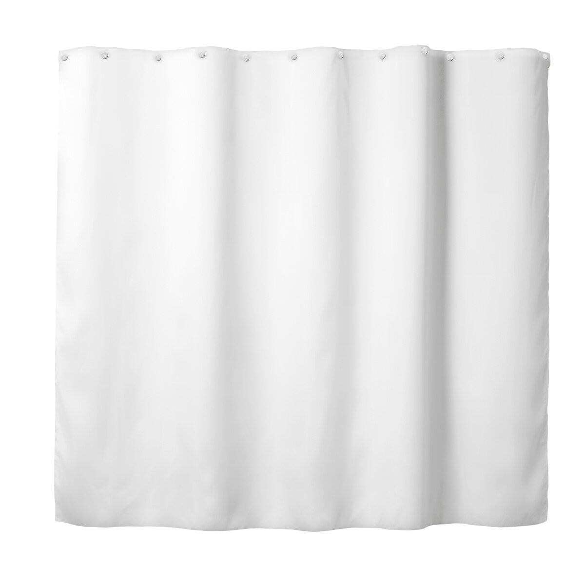 Hookless It's A Snap Snap-in PEVA Water Resistant Shower Curtain Liner for Hookless Curtain with Sheer Window - Frost