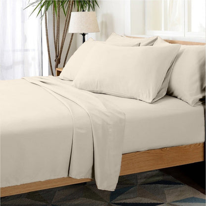Hotel Collection Rayon derived from Bamboo Bed Sheet Set - 6 Piece