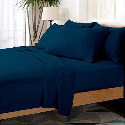 Hotel Collection Rayon derived from Bamboo Bed Sheet Set - 6 Piece