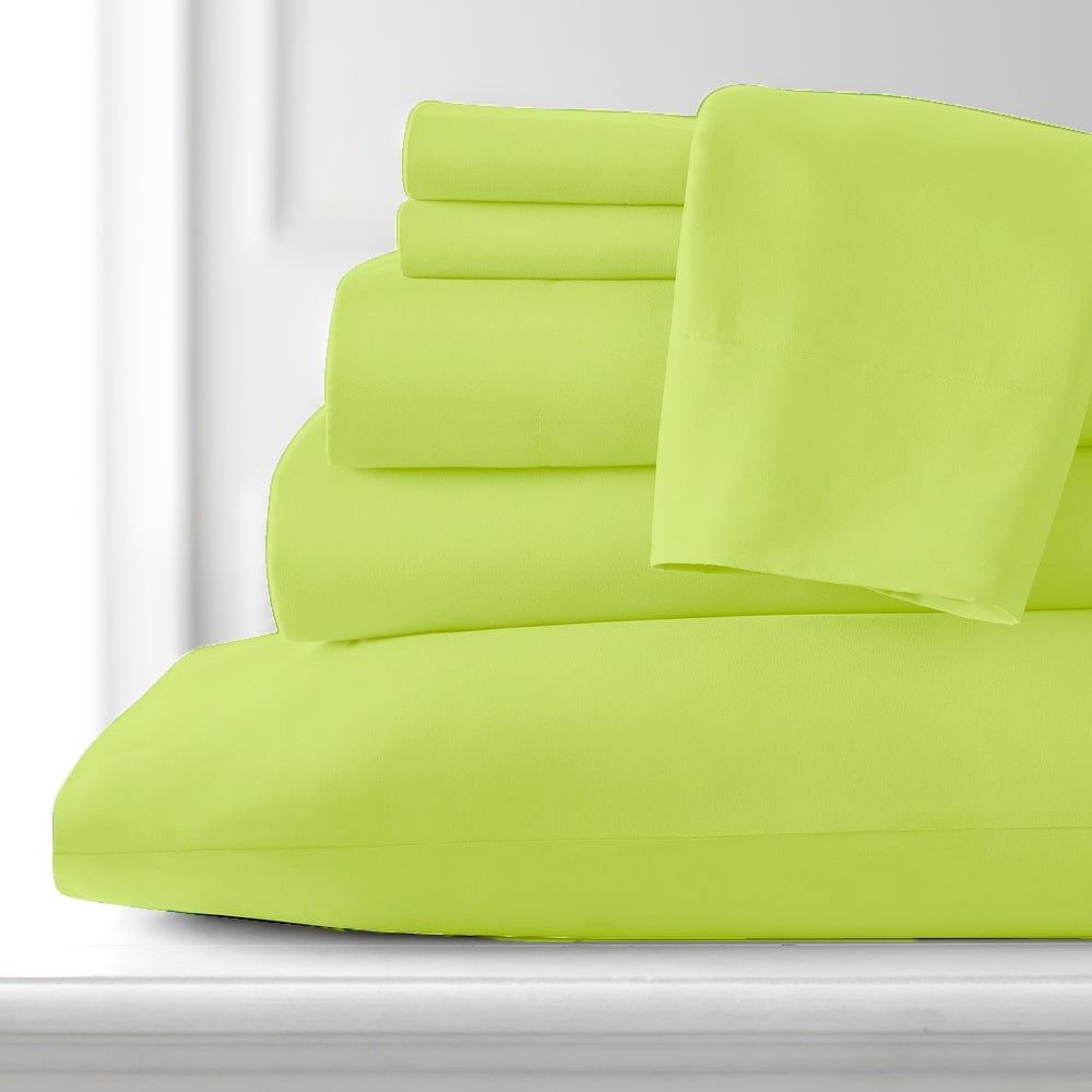 Hotel Collection Rayon derived from Bamboo Bed Sheet Set - 6 Piece