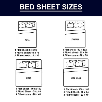 Hotel Collection Rayon derived from Bamboo Bed Sheet Set - 6 Piece