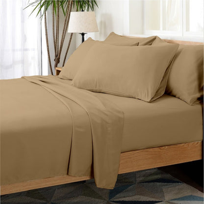 Hotel Collection Rayon derived from Bamboo Bed Sheet Set - 6 Piece