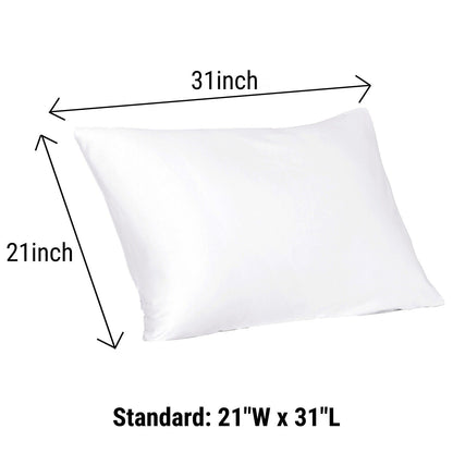Hotel Collection White Soft Sateen Turkish Cotton Pillowcases Set of 4