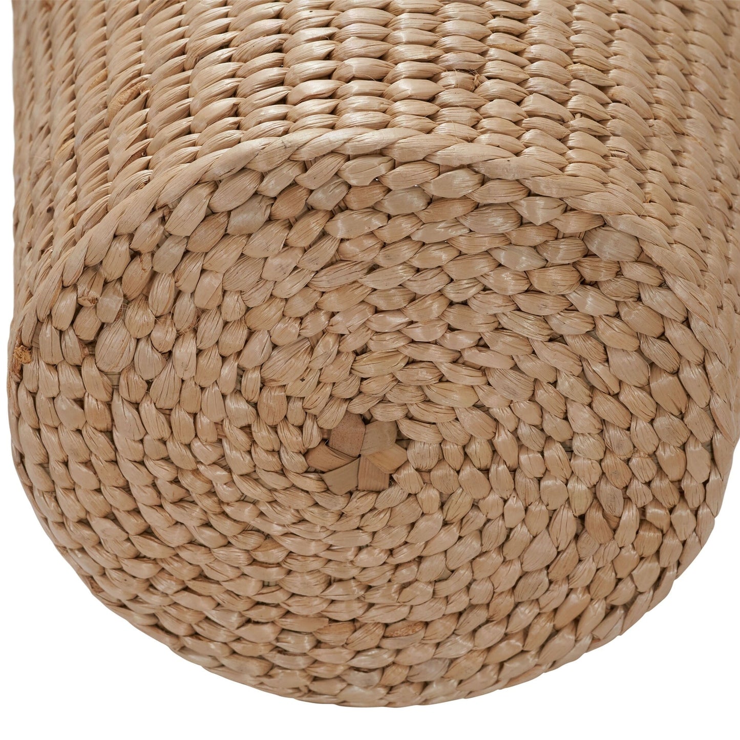 Household Essentials Cattail and Paper Cream Waste Basket