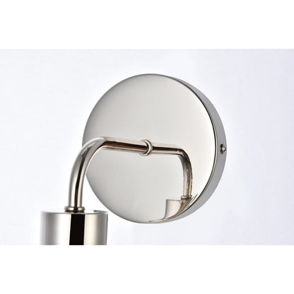 Hudson 1-light Bath Sconce with Frosted Globe Shade
