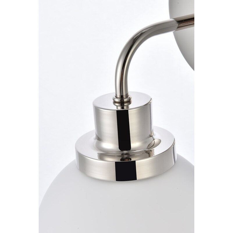 Hudson 1-light Bath Sconce with Frosted Globe Shade