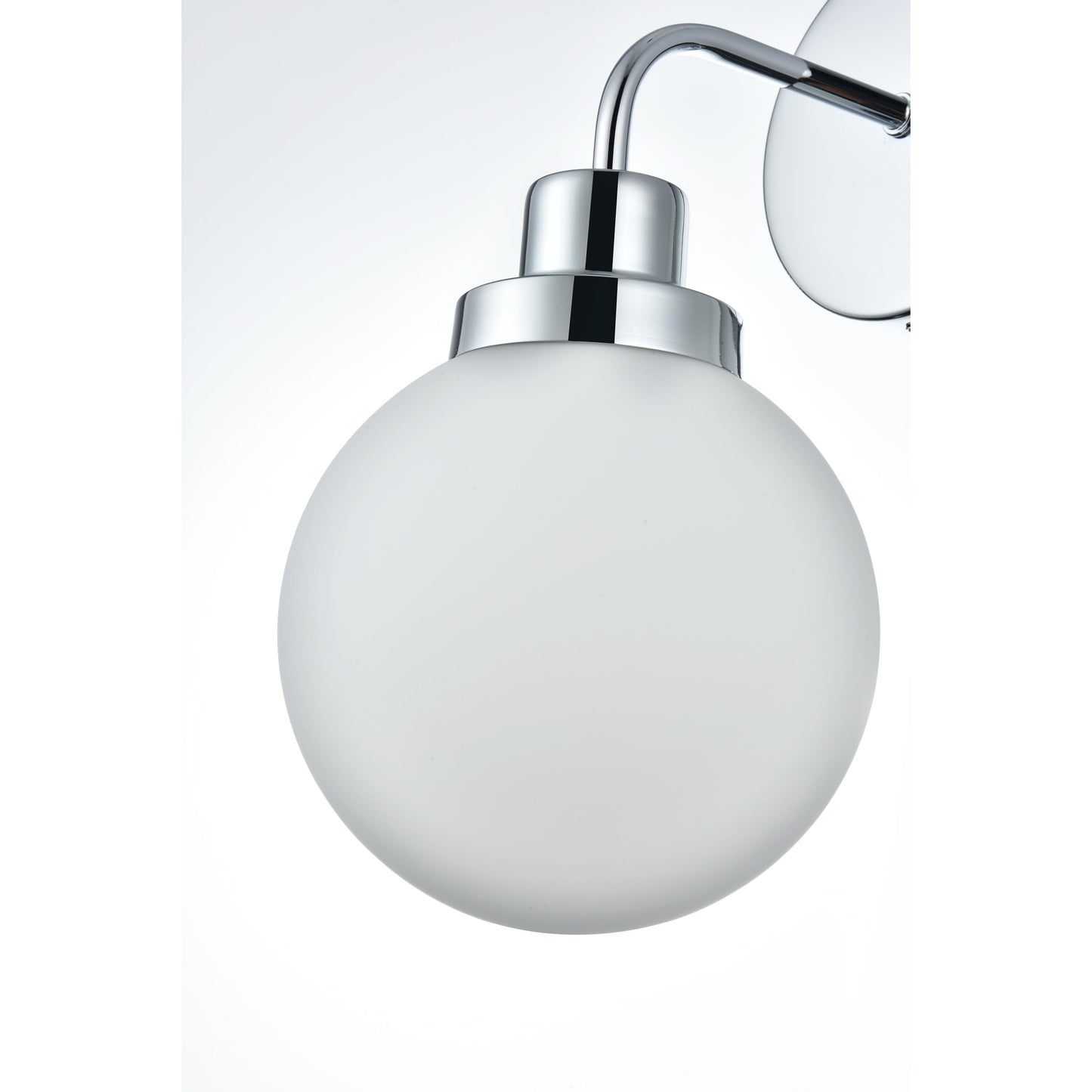 Hudson 1-light Bath Sconce with Frosted Globe Shade