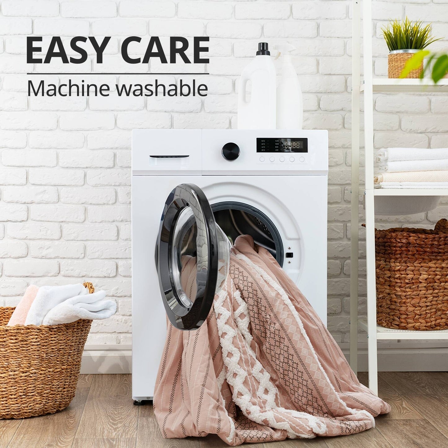 INK+IVY Imani Cotton Printed Comforter Set with Chenille