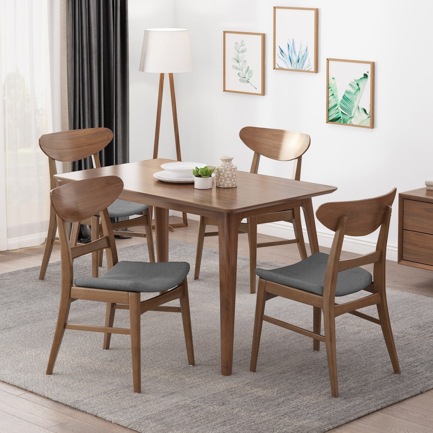 Idalia Mid-century Modern Dining Chairs (Set of 4) by Christopher Knight Home