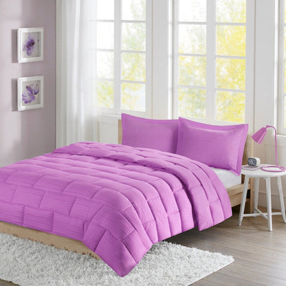 Intelligent Design Ava Seersucker Down Alternative Comforter Set