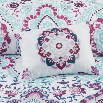 Intelligent Design Avery Boho Comforter Set with Bed Sheets
