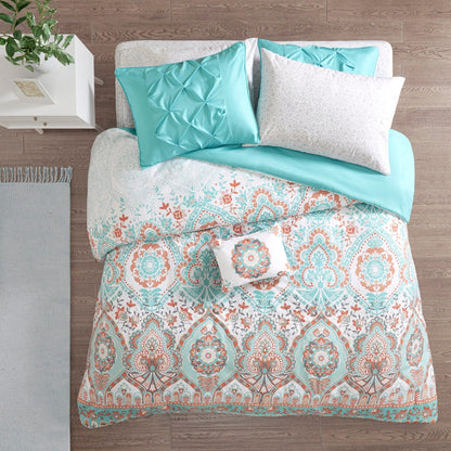 Intelligent Design Avery Boho Comforter Set with Bed Sheets