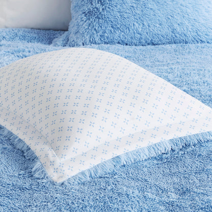 Intelligent Design Effie Shaggy Fur Reversible Comforter Set
