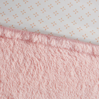 Intelligent Design Effie Shaggy Fur Reversible Comforter Set