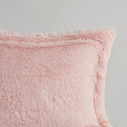 Intelligent Design Effie Shaggy Fur Reversible Comforter Set