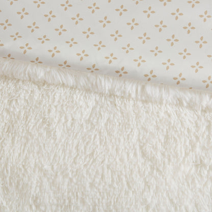 Intelligent Design Effie Shaggy Fur Reversible Comforter Set