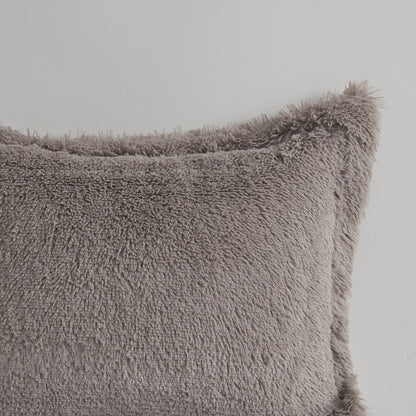 Intelligent Design Effie Shaggy Fur Reversible Comforter Set