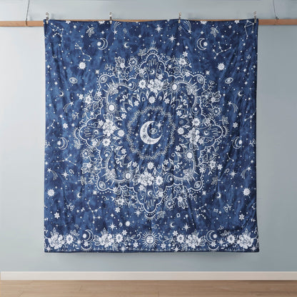 Intelligent Design Luna Navy Celestial Duvet Cover Set
