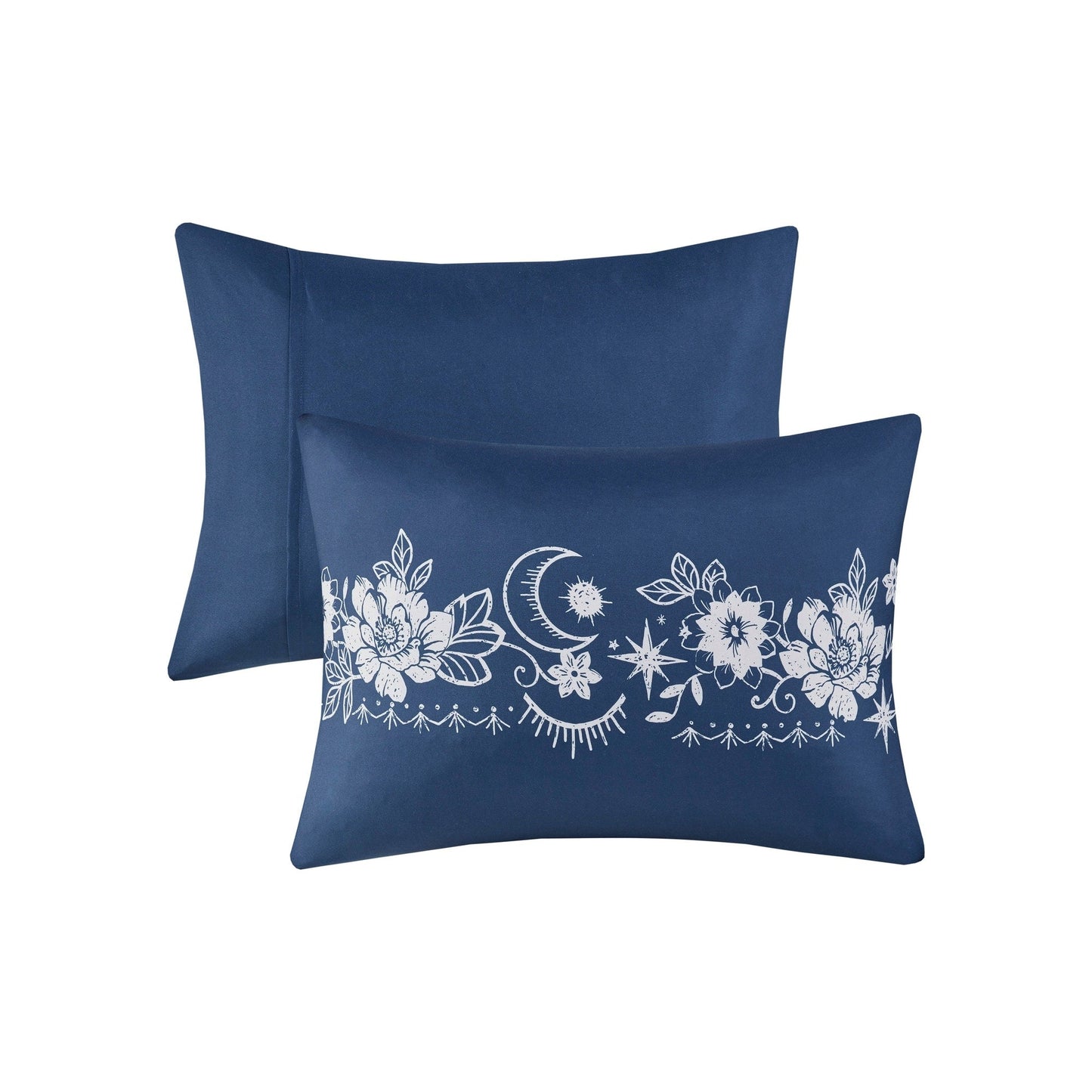 Intelligent Design Luna Navy Celestial Duvet Cover Set