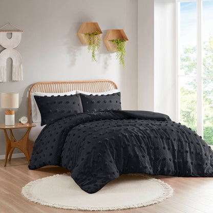 Intelligent Design Vera Clip Jacquard Comforter Set