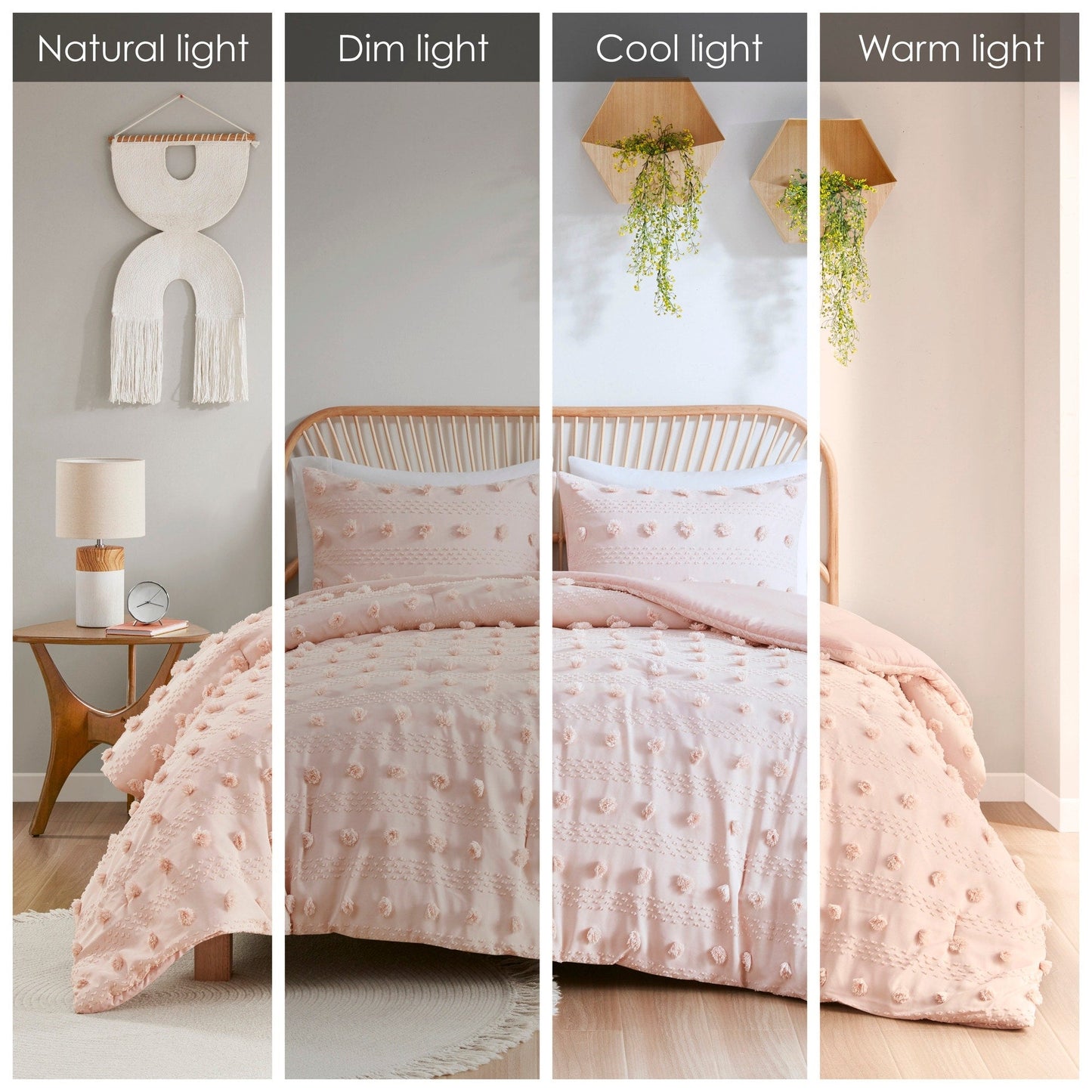 Intelligent Design Vera Clip Jacquard Comforter Set