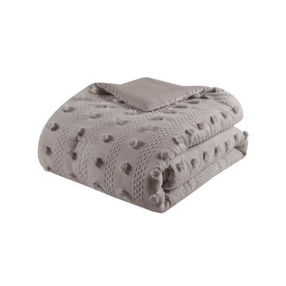 Intelligent Design Vera Clip Jacquard Comforter Set