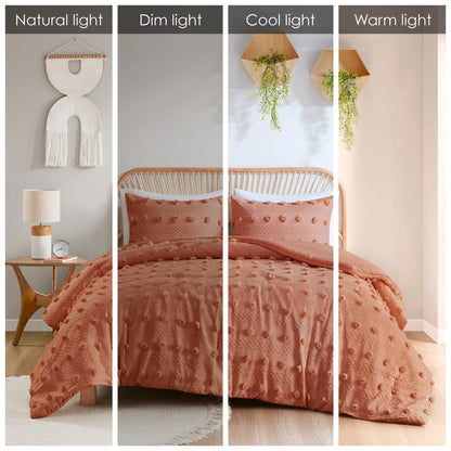 Intelligent Design Vera Clip Jacquard Comforter Set