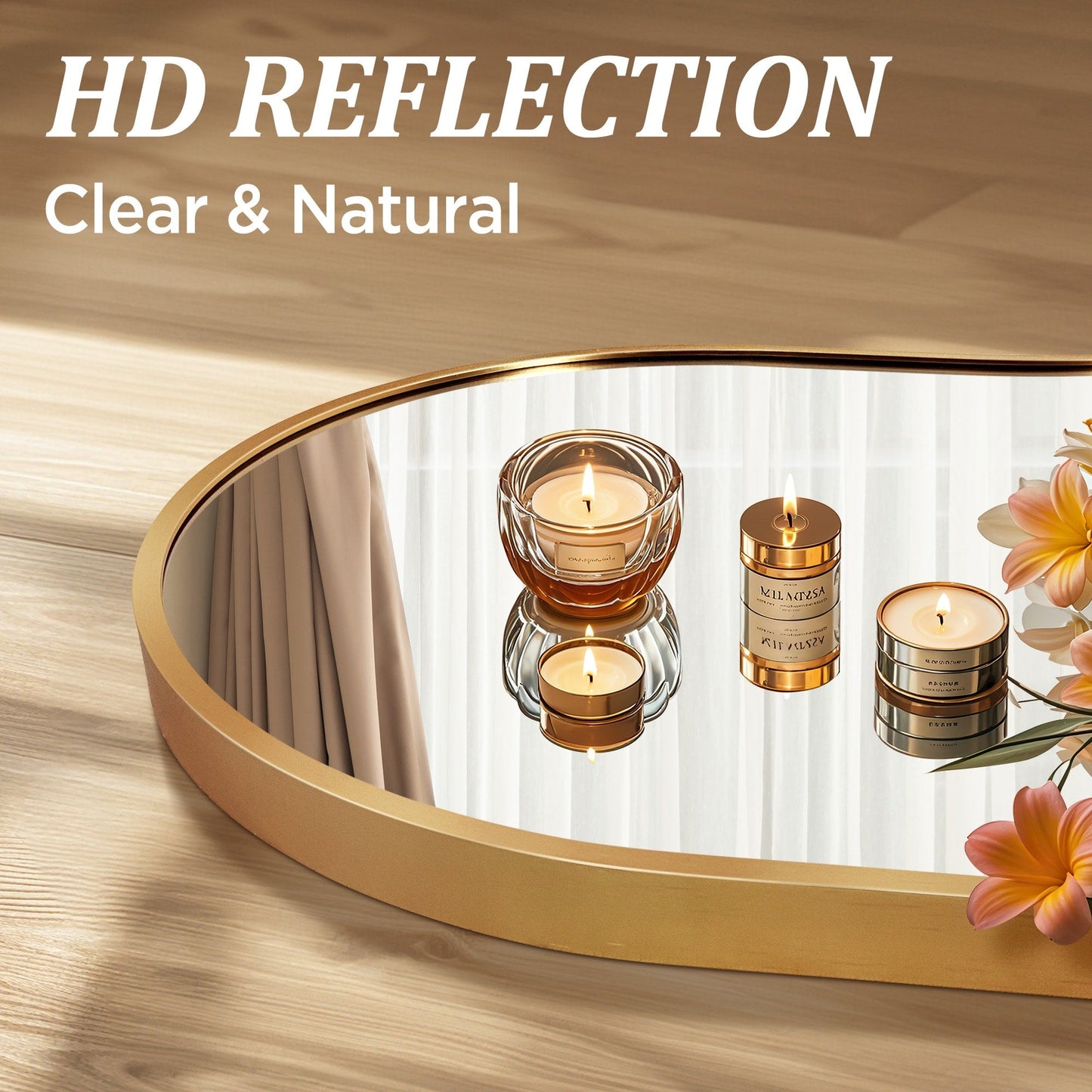 Irregular Wall Mirror Decorative Asymmetrical Wall Mirror