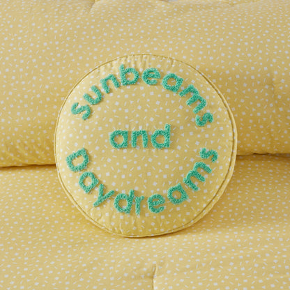 Jessie Yellow Rainbow Sunburst Reversible Cotton Comforter Set by Urban Habitat Kids