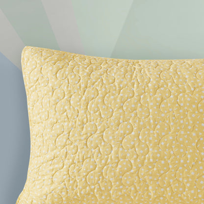 Intelligent Design Kids Jessie Rainbow Sunburst Reversible Cotton Quilt Set with Throw Pillow