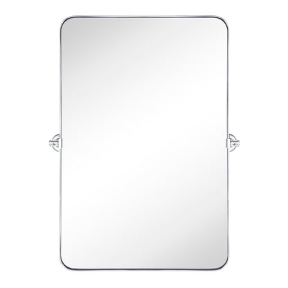 TEHOME Jonathan Rectangle Pivot Tilt Metal Wall Mirror