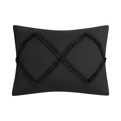 Juicy Couture Diamond Ruffle Reversible Comforter Set