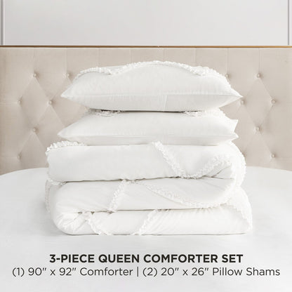 Juicy Couture Diamond Ruffle Reversible Comforter Set