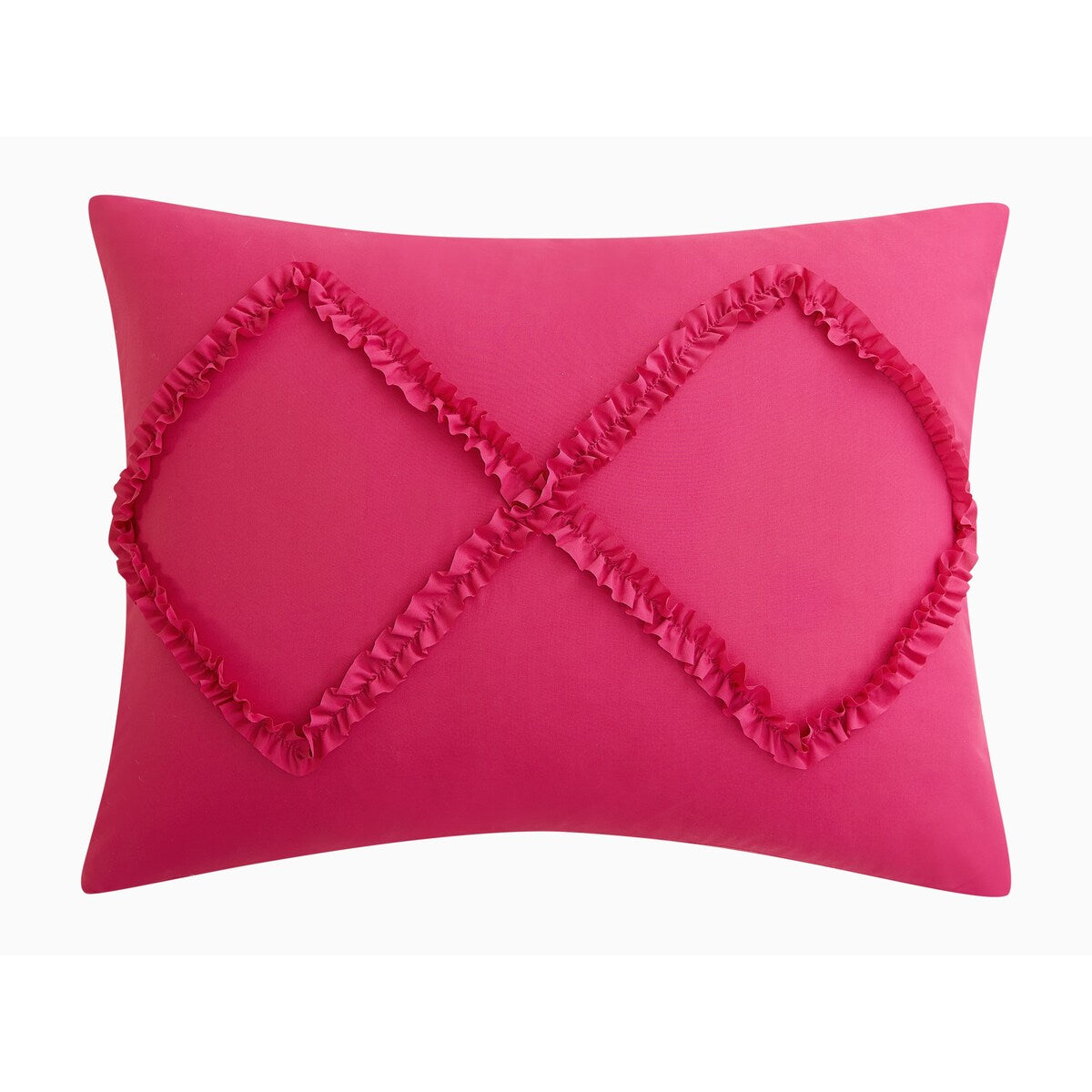 Juicy Couture Diamond Ruffle Reversible Comforter Set