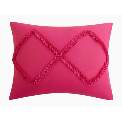 Juicy Couture Diamond Ruffle Reversible Comforter Set