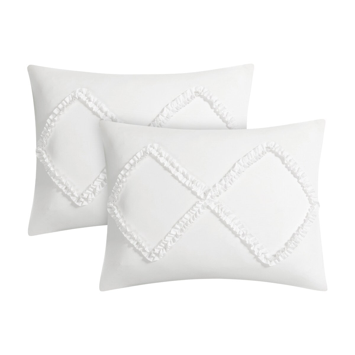Juicy Couture Diamond Ruffle Reversible Comforter Set